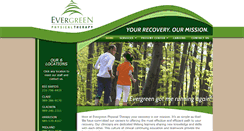 Desktop Screenshot of evergreenpt.org
